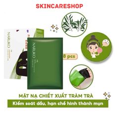 Mặt Nạ Kiểm Soát Dầu Và Mụn Naruko Tràm Trà Bản Đài - Tea Tree Shine Control And Blemish Clear Mask
