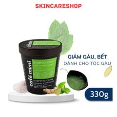 Tẩy Tế Bào Chết Da Đầu Cafe Mimi Cleansing & Super Volume Shampoo Scrub 330g