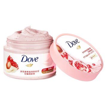  Smoothie Tẩy Da Chết Dove Hương Lựu Đỏ 298g Moisturizing Body Scrub Pomegranate Fragrance 