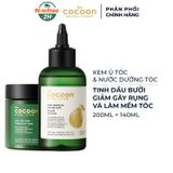  Combo Cocoon Kem Ủ & Nước Dưỡng Tóc Tinh Dầu Bưởi Pomelo Hair Mask 200ml + Pomelo Hair Tonic 140ml 