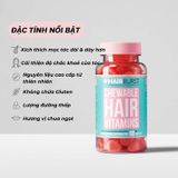  Kẹo Dẻo Vitamins Kích Thích Mọc Tóc Hairburst 60 Viên Chewable Hair Vitamins 