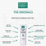  Kem Chống Nắng MartiDerm Phổ Rộng Bảo Vệ Toàn Diện 40ml The Originals Proteos Screen SPF50+ Fluid Cream 