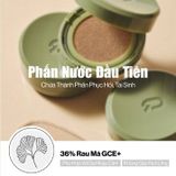  Siêu Phấn Nước Glamrr Q Che Phủ 01 Màu Sáng 15g Vegan Super Cover Cushion SPF50+/PA+++ #01 Light Beige 