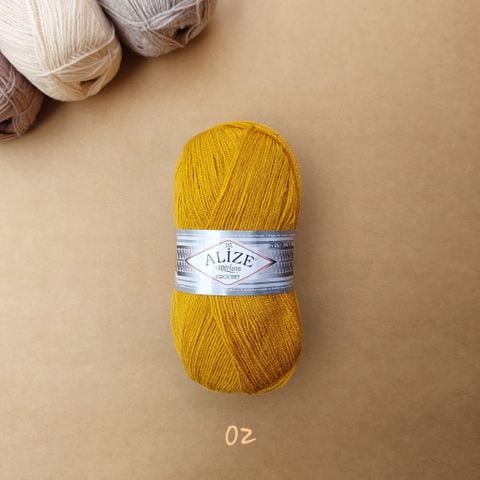 Len trơn Superlana TIG nhập khẩu từ Alize Yarns, đan móc khăn, áo