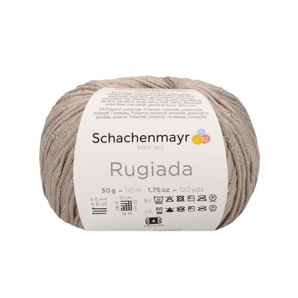 Sợi cotton lấp lánh Rugiada - Schachenmayr, đan móc áo, khăn
