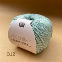 Sợi cotton visco Essentials Cotton Glitz DK phẩy nhập khẩu từ Rico Design, đan móc áo, váy, đầm