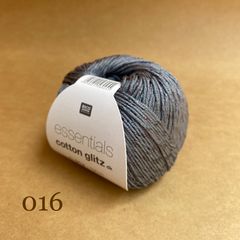 Sợi cotton visco Essentials Cotton Glitz DK phẩy nhập khẩu từ Rico Design, đan móc áo, váy, đầm