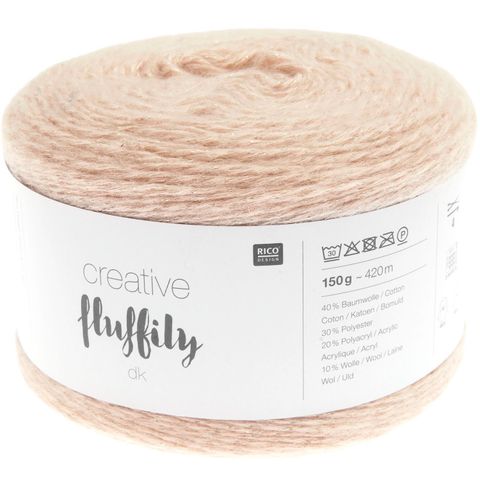 Len Creative Fluffily dk - Rico Design dùng để đan móc