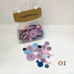 Túi cúc nhiều màu, đủ kích cỡ và kiểu dáng, Chou.ihandmade