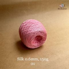 Cuộn sợi 100% Silk 0.6mm, 150g