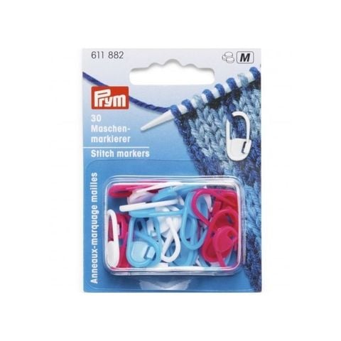 Bộ đánh dấu mũi đan bằng nhựa - Marker (1 Set/30 cái), nhập từ Prym