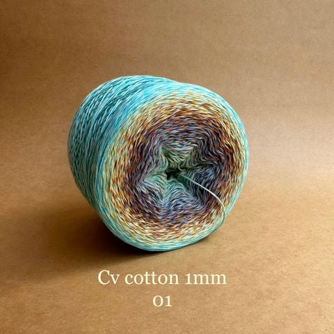 Sợi cầu vồng Cotton 1mm, 300g