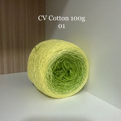 Sợi cầu vồng Cotton 0.8mm cuộn 100g, Chouihandmade, đan móc áo, váy