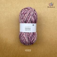 Len Superba Bamboo Superwash nhập từ Rico Design, đan móc áo, vớ
