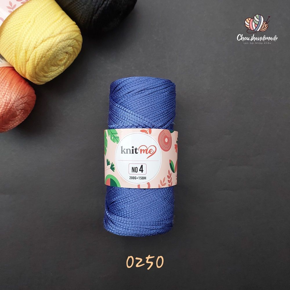 Sợi Midi No 4 nhập khẩu từ Knitme, đan móc túi ví, đồ trang trí nội thất