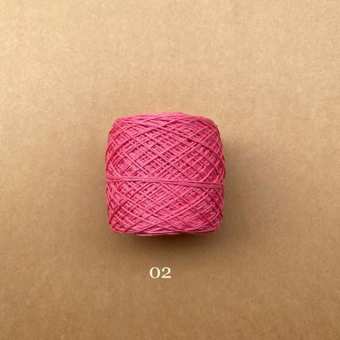 Sợi Cotton 1.2mm, kim tuyến, đan móc áo, váy, khăn