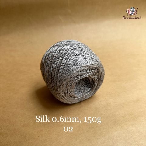 Cuộn sợi 100% Silk 0.6mm, 150g