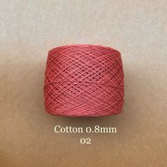 Sợi Cotton 0.8mm, 300g, đan móc áo, váy, khăn
