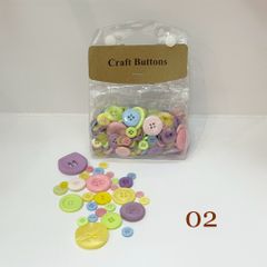 Túi cúc nhiều màu, đủ kích cỡ và kiểu dáng, Chou.ihandmade