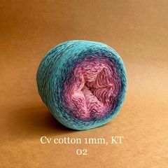 Sợi cầu vồng Cotton 1mm, kim tuyến