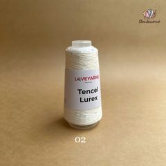 Sợi Tencel Lurex nhập từ Loveyarns, đan móc áo, khăn
