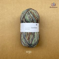 Len Superba Bamboo Superwash nhập từ Rico Design, đan móc áo, vớ