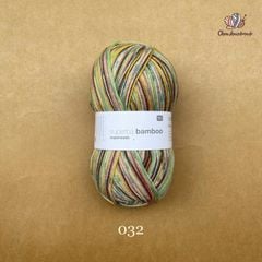 Len Superba Bamboo Superwash nhập từ Rico Design, đan móc áo, vớ