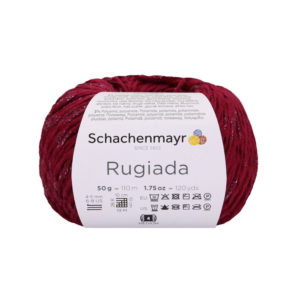 Sợi cotton lấp lánh Rugiada - Schachenmayr, đan móc áo, khăn