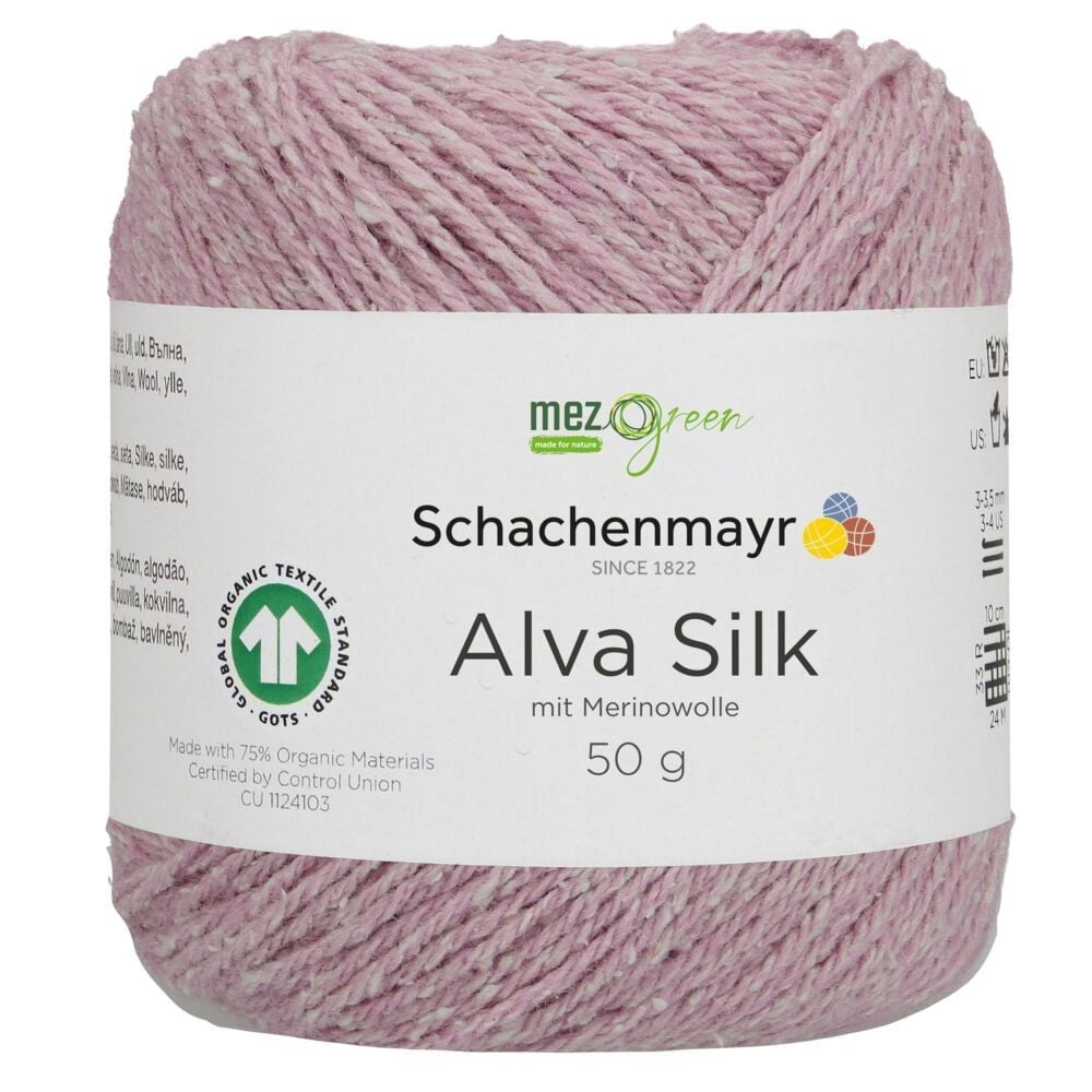 Len Alva Silk - Schachenmayr, đan móc áo, váy, khăn