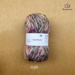 Len Superba Bamboo Superwash nhập từ Rico Design, đan móc áo, vớ