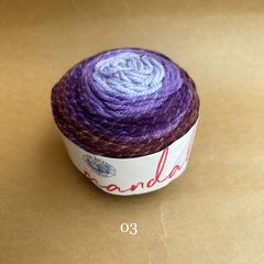 Len cầu vồng Mandala - Nhập khẩu từ hãng Lion Brand - 100% Premium Acrylic - 150gram dài 173m