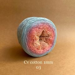 Sợi cầu vồng Cotton 1mm, 300g