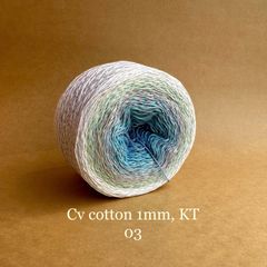 Sợi cầu vồng Cotton 1mm, kim tuyến