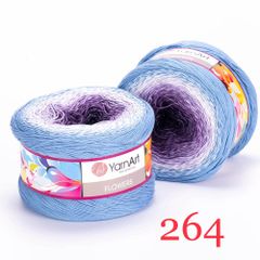 Len cầu vồng cotton Flowers - Yarnart - 250g dài 1000m (Bảng màu từ 250-300)