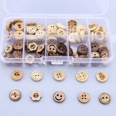 Hộp cúc gỗ, nhiều họa tiết, Chou.ihandmade