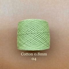 Sợi Cotton 0.8mm, 300g, đan móc áo, váy, khăn