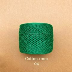 Sợi Cotton 1mm, 300g, đan móc áo, váy, khăn
