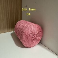 Cuộn sợi 100% Silk 1mm, 300g màu trơn