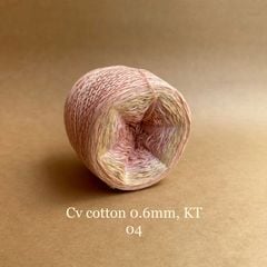 Sợi cầu vồng Cotton 0.6mm, kim tuyến