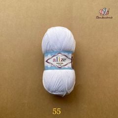 Len hè Cotton Gold Fine Baby nhập khẩu từ Alize Yarns, dành cho bé, đan móc áo, váy