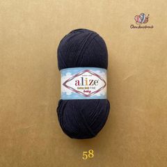Len hè Cotton Gold Fine Baby nhập khẩu từ Alize Yarns, dành cho bé, đan móc áo, váy