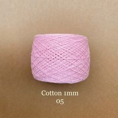 Sợi Cotton 1mm, 300g, đan móc áo, váy, khăn