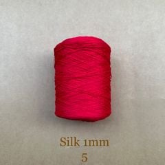 Cuộn sợi 100% Silk 1mm, 300g màu trơn