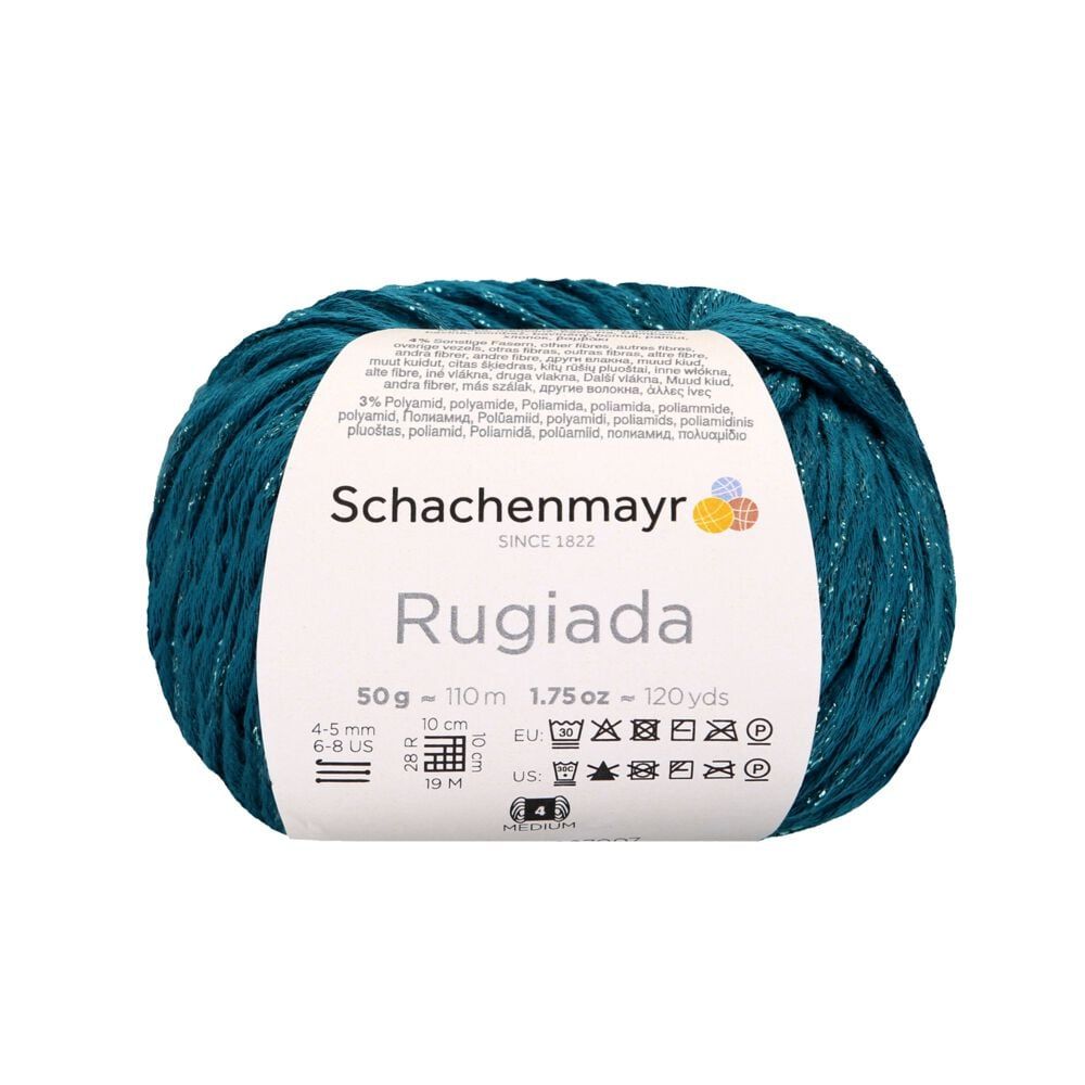 Sợi cotton lấp lánh Rugiada - Schachenmayr, đan móc áo, khăn