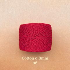 Sợi Cotton 0.8mm, 300g, đan móc áo, váy, khăn