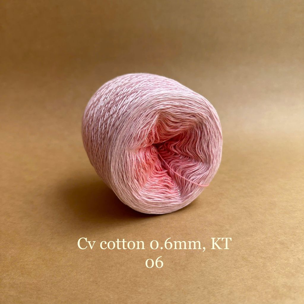 Sợi cầu vồng Cotton 0.6mm, kim tuyến