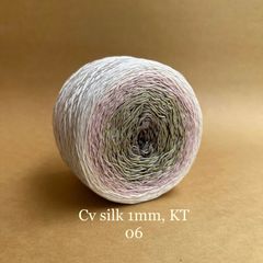 Cầu vồng sợi Silk kim tuyến, cỡ 1.0mm, 300g, đan móc áo, váy, khăn
