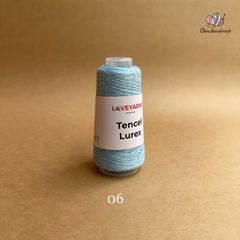 Sợi Tencel Lurex nhập từ Loveyarns, đan móc áo, khăn
