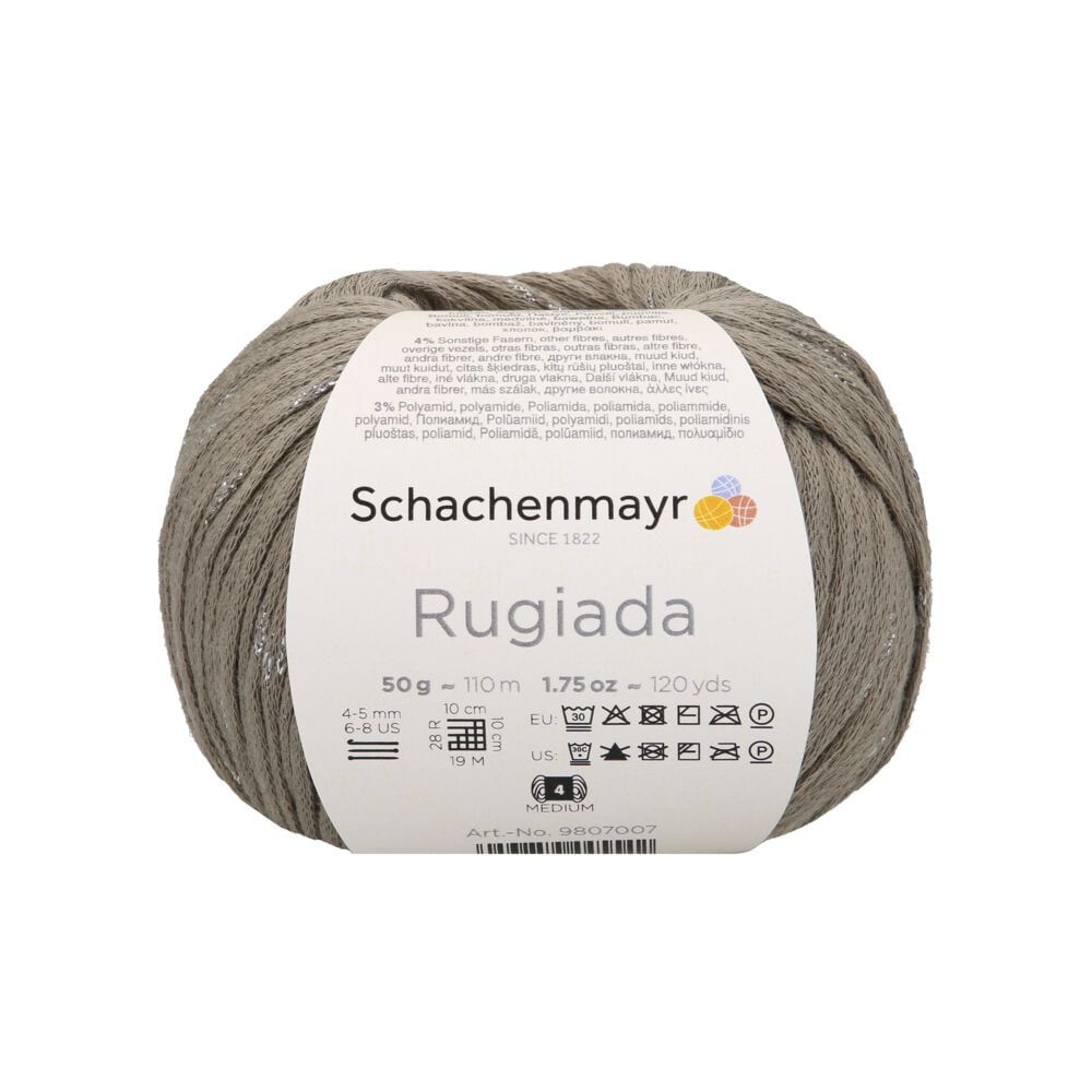 Sợi cotton lấp lánh Rugiada - Schachenmayr, đan móc áo, khăn