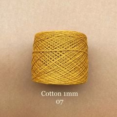 Sợi Cotton 1mm, 300g, đan móc áo, váy, khăn